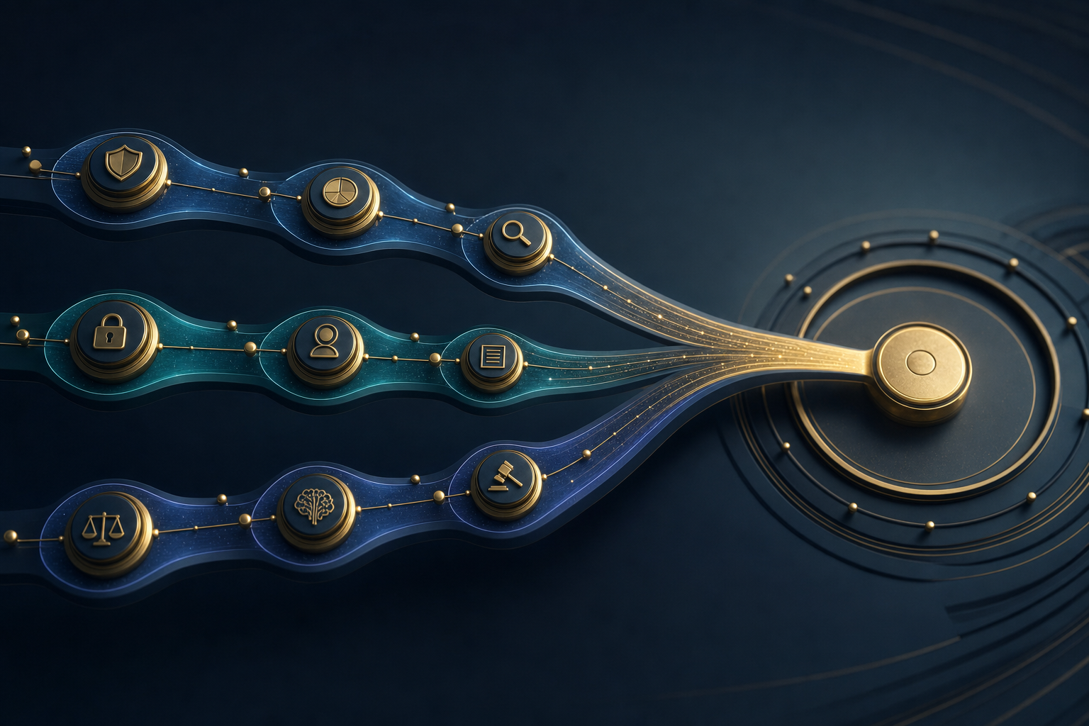 Integrated compliance approach: harmonizing three parallel regulatory requirements along shared business processes